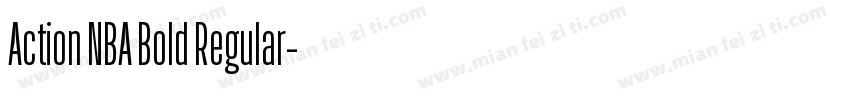 Action NBA Bold Regular字体转换